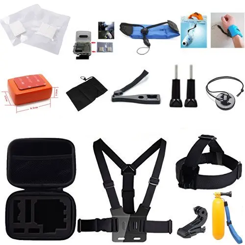 Buy Cheap Sport Action Camera Accessories Kit Camcorder DV Sets for Gopro Hero Hero1 2 3 3+ 4 Xiaoyi Yi Speical for Surfing and Diving