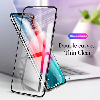 HOCO 2018 NEW for Apple iPhone XR Full HD Tempered Glass Film Screen Protector Protective glue 3D Full Cover Screen Protection 2