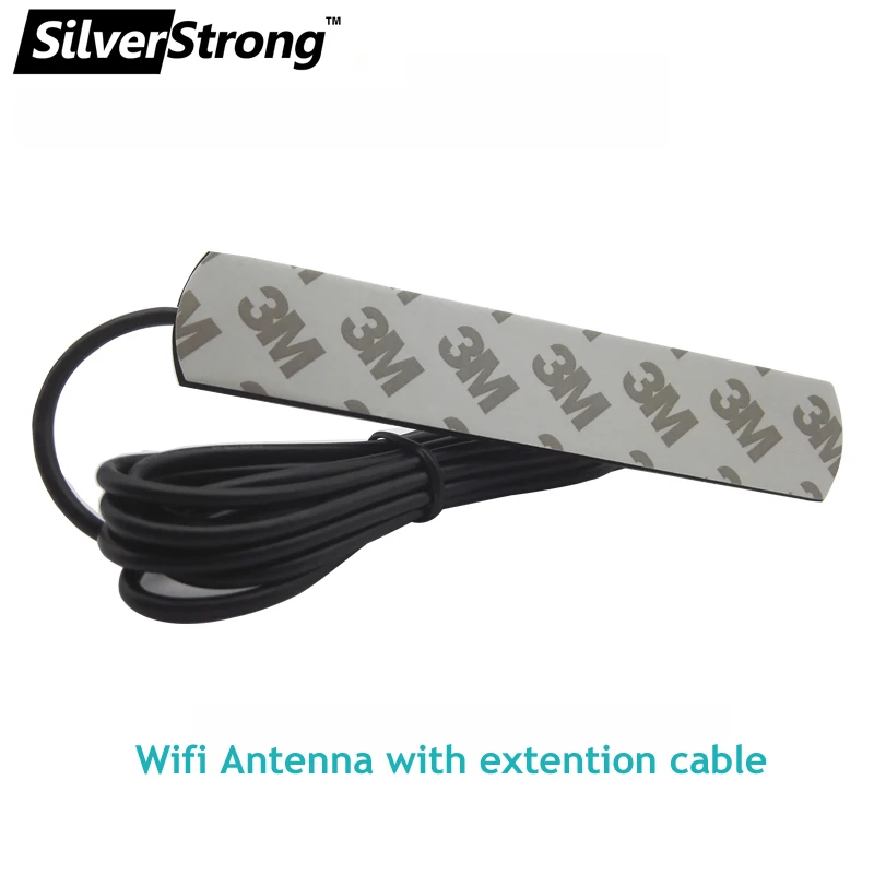 SilverStrong 1 шт. 4dbi Sma разъем автомобильный DVD 4G Wifi антенна с удлинительным кабелем для Автомобильный dvd-плеер на основе Android 2,4 ГГц