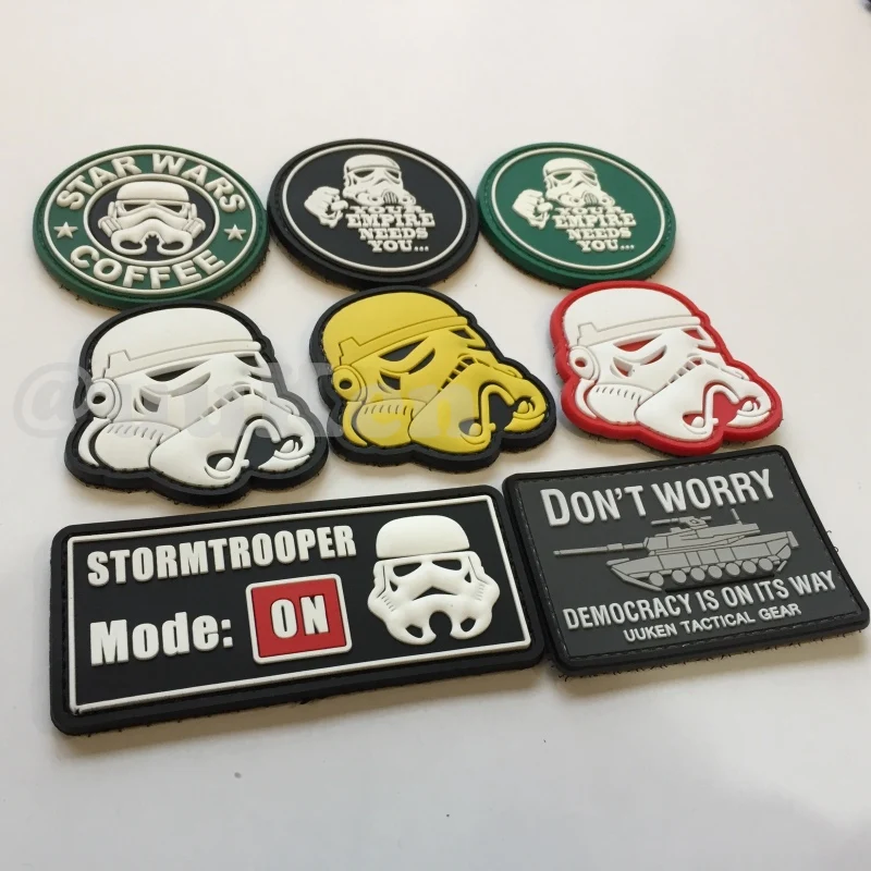 Star Wars Patch Movie Trooper Tactical PVC Morale Patches Custom Patch ...