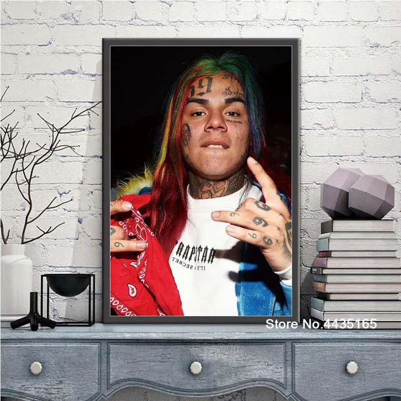 Текаши 6ix9ine певица постер Никки минай плакаты и принты настенные художественные
