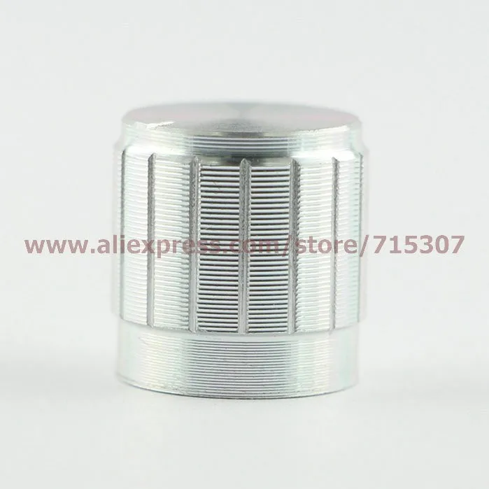 silver aluminum potentiometer knob17x17x6(3)