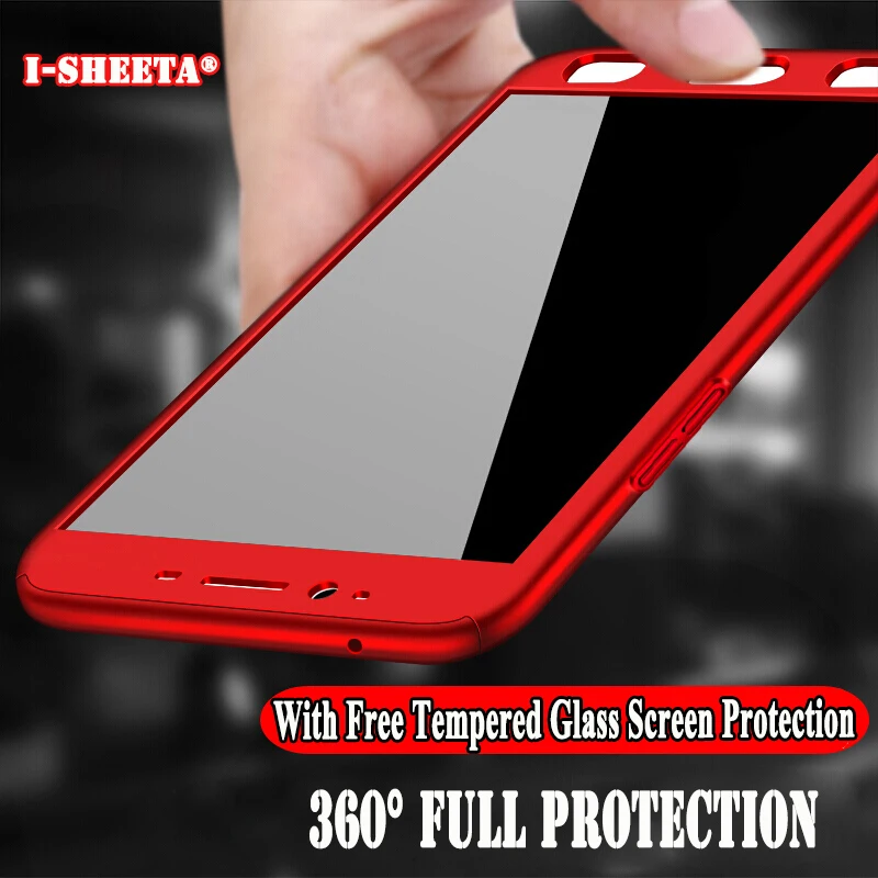 360 Full Protection Hard PC Case For Vivo V3 Max X21 Y85 + Free 9H Tempered Glass Screen Protector Cover for VIVO Y71 Y83 X20i |