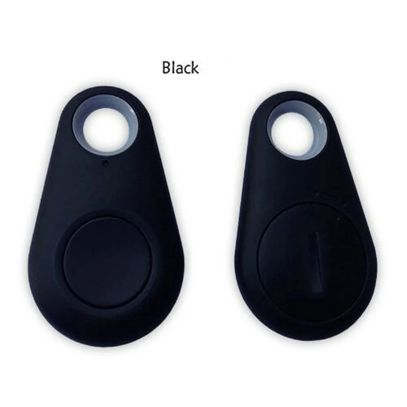 Black Мини bluetooth gps трекер для автомобиля умный ключ искатель itag анти-потеря сигнализации трекер с android бесплатно вниз нагрузки gps pet трекер гайка - Цвет: Black