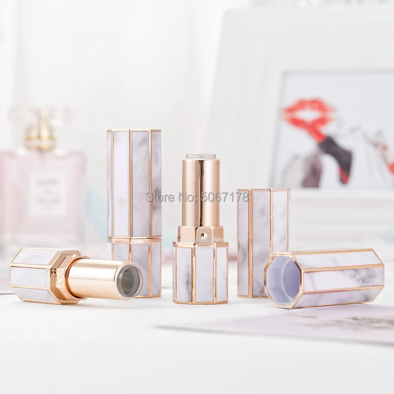 

Empty Lipstick Tube 12.1mm DIY Lip Balm Tubes Refillable Bottles Lip Stick Beauty Lipstick Container Portable Cosmetic Container