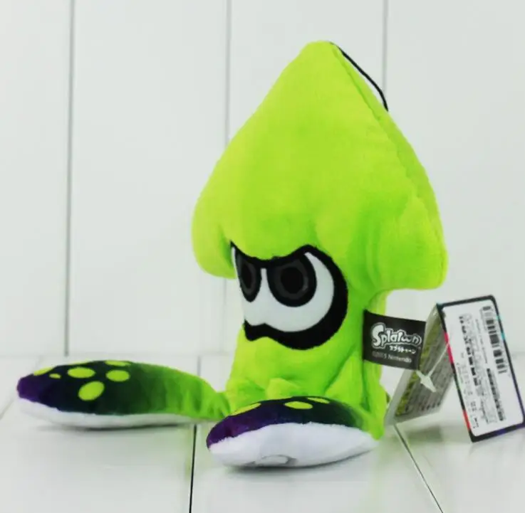 New Arrival 1pc 23cm Splatoon Plush Toys Kawaii Inklings Squid Stuffed Doll With Lanyard Hot Game Pendant | Игрушки и хобби