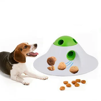 

Entertained Dog Food Dispenser Cat Automatic Ball Launcher Pet Dog Puzzler Leak Food Toy Detachable Snacks Dog Cat Training Toys
