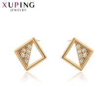 Xuping модные простые серьги Шарм Стиль Золотой цвет гвоздики с покрытием для женщин ювелирные изделия с символикой Дня Благодарения подарки S82.10-95377