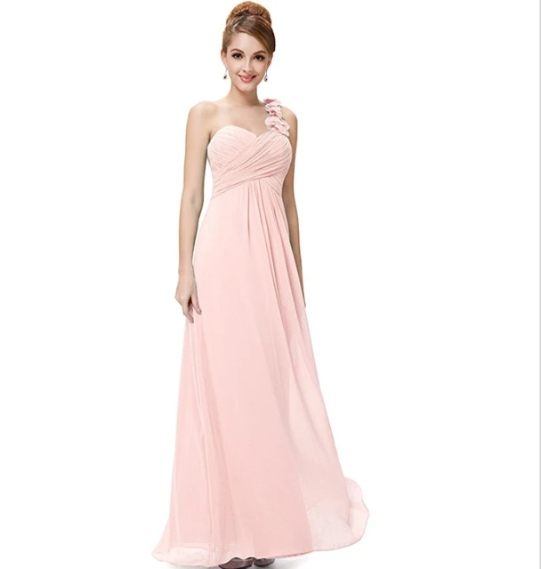 One Shoulder Empire Waist Bridesmaid Dresses
