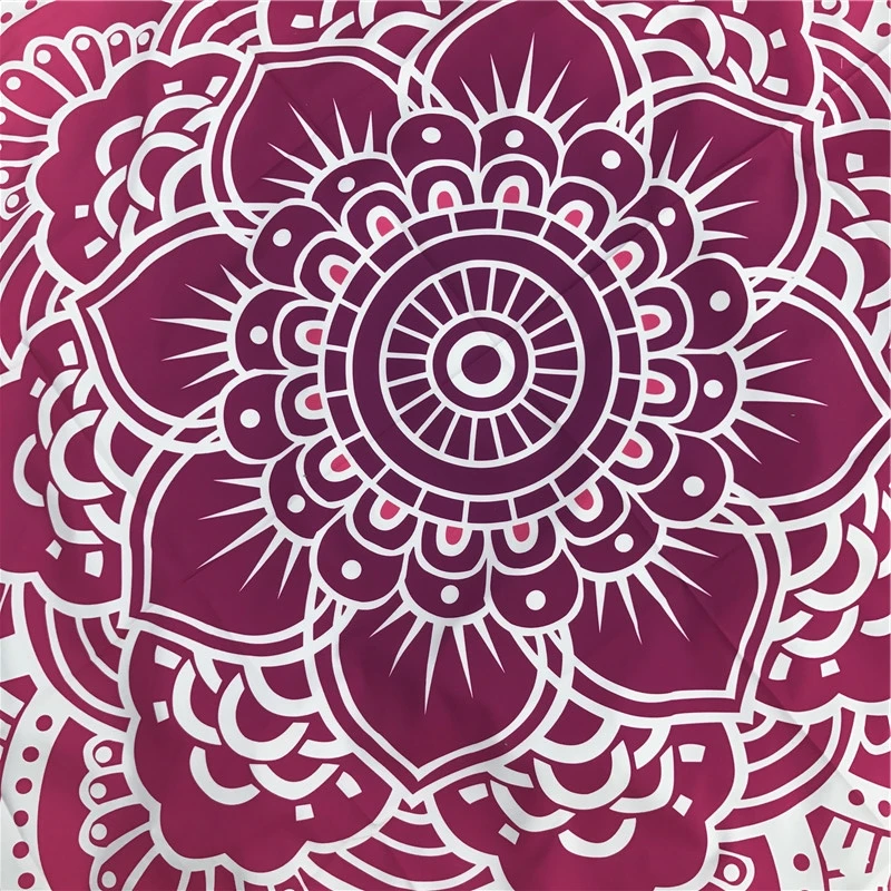Великолепная форма цветка лотоса индийская МАНДАЛА ГОБЕЛЕН навесной пляж пледы коврик покрывало в стиле хиппи Цыганская йога коврик одеяло 150 см