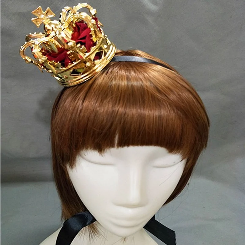 Acessórios para cosplay de lolita gótica, para