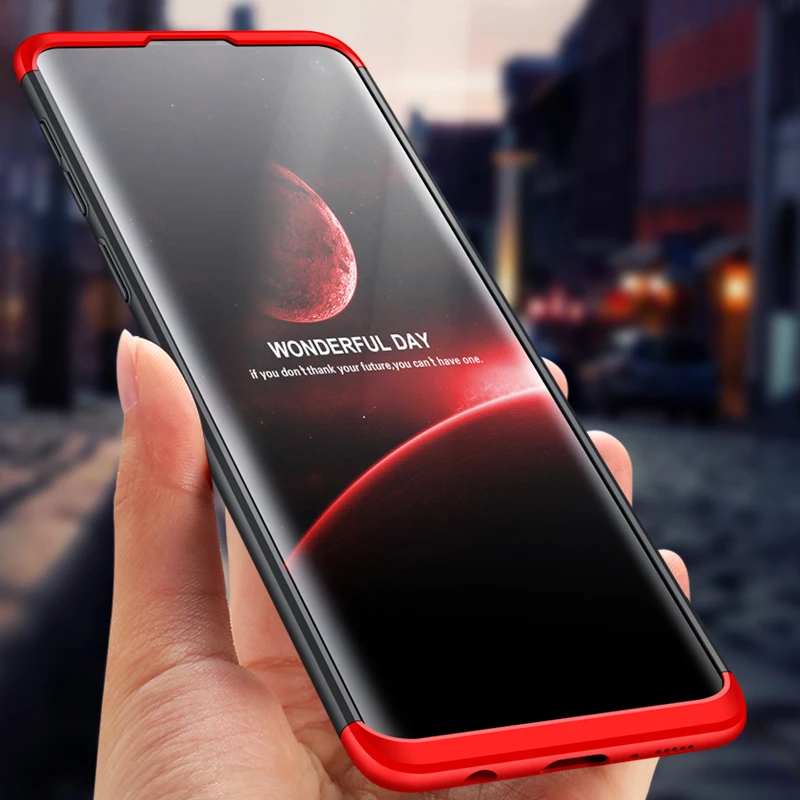 

For Samsung Galaxy A50 S8 S9 S10E S10 Plus Note 9 8 A7 2018 A30 A70 Case 360 Full Protection Case Matte 3 In 1 Hard Back Cover