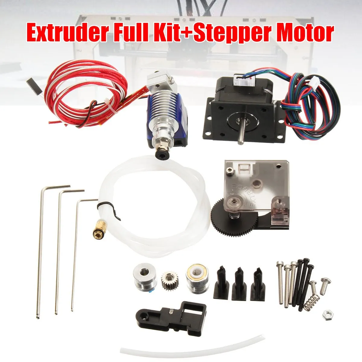 

3D Printer titan Extruder Full Kit with NEMA 17 Stepper Motor ssupport both Direct Drive and Bowden Mounting Bracket