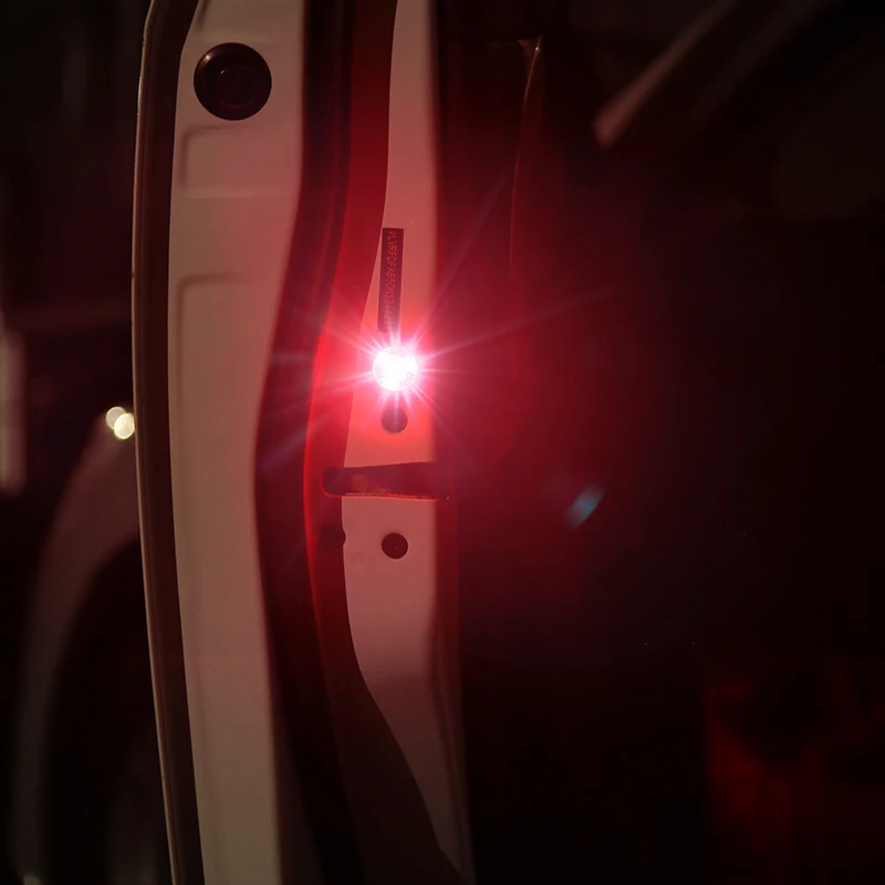 led Car Door Warning Lights LED Anti Collision Safety Reflector, New