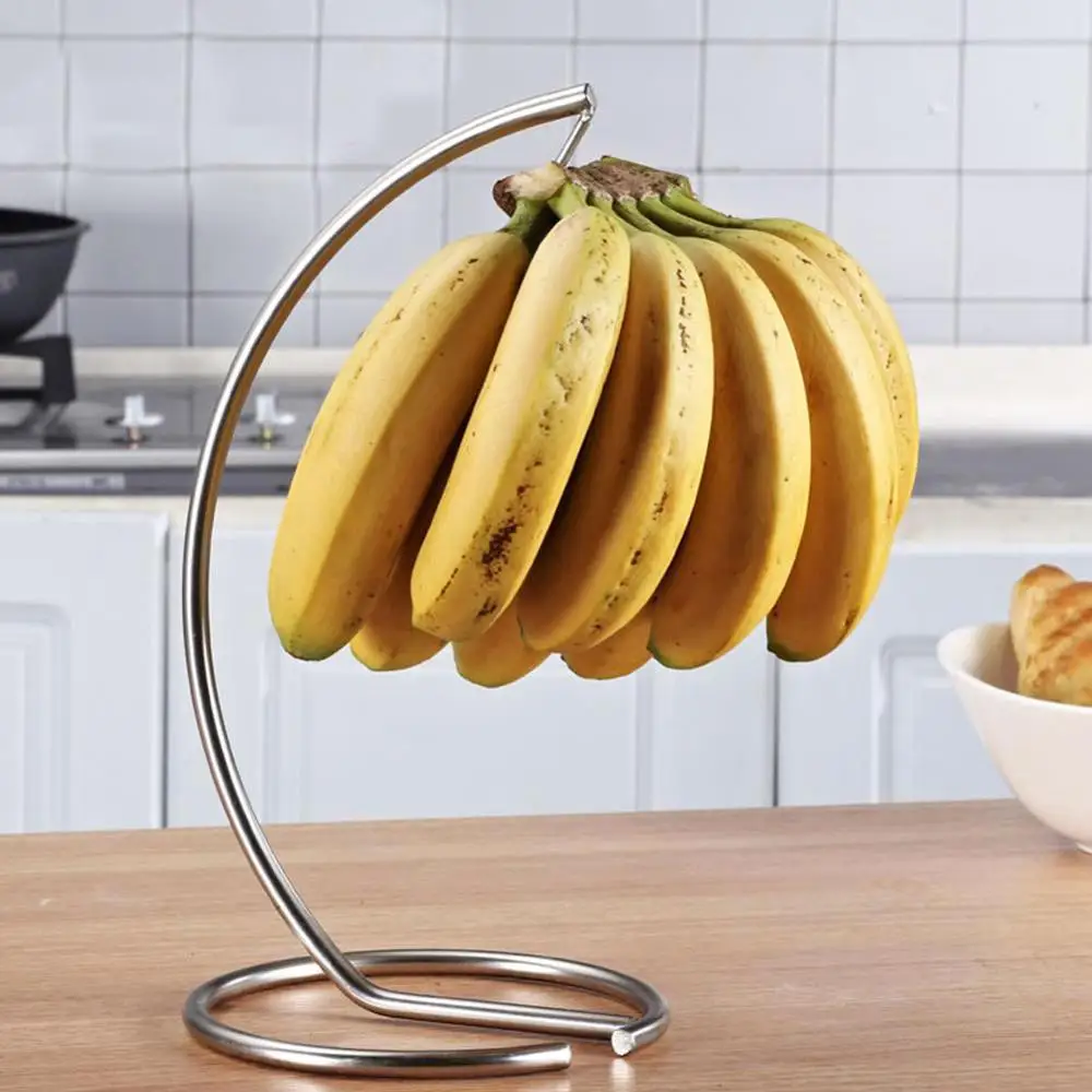

Creative Banana Grape Metal Fruit Rack Storage Holder fruit Hook Organizer Collection Home Kitchen Organizer
