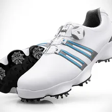 Высокое качество! Pgm обувь для гольфа мужская спортивная обувь водонепроницаемая Мужская Спортивная обувь ручки пряжки шнурки противоскользящие мужские тренировочные кроссовки