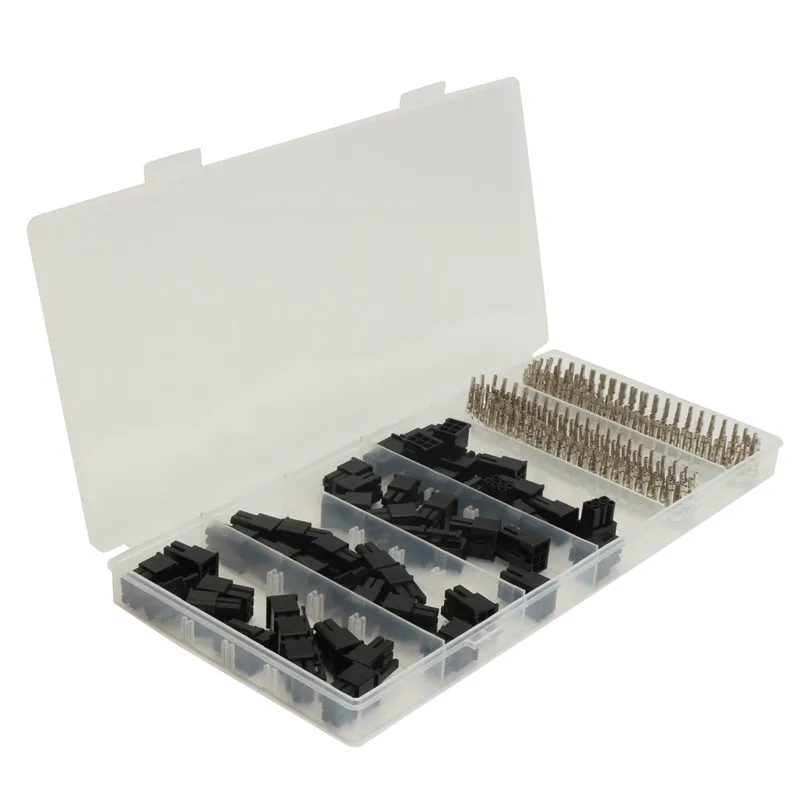 

High Quality 50pcs 6 Pin ATX EPS PCI-E Female Connector 5557 + 300pcs Terminal Crimp Pin Plug