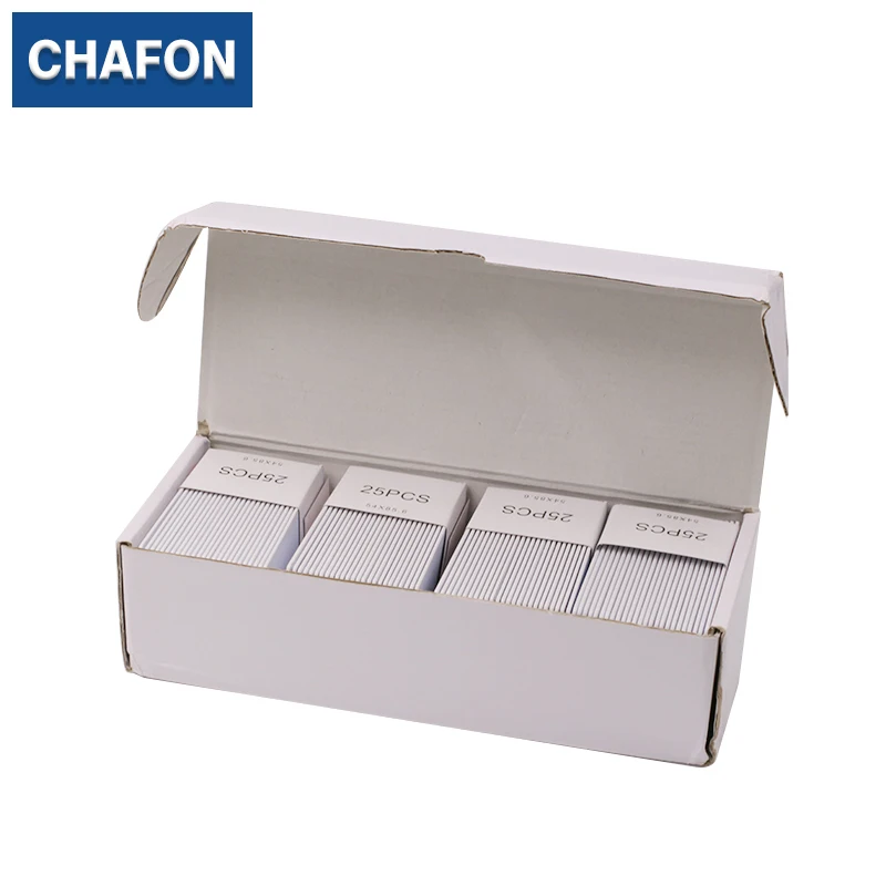 CHAFON 100 шт 40 см 125 кГц RFID Карточки плотные TK4100 идентификационная смарт-карта приближения 1,8 мм карты контроля доступа по отпечаткам карты для Управление персоналом