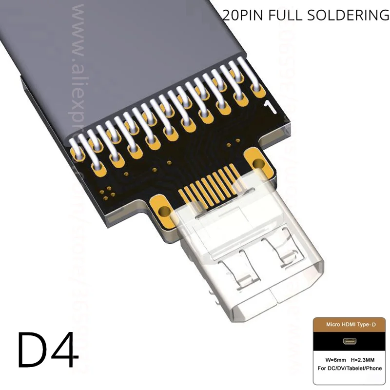 2 0 кабель Micro HDMI D Type Mini C A type коннектор переходник штырь гнездо/гнездо