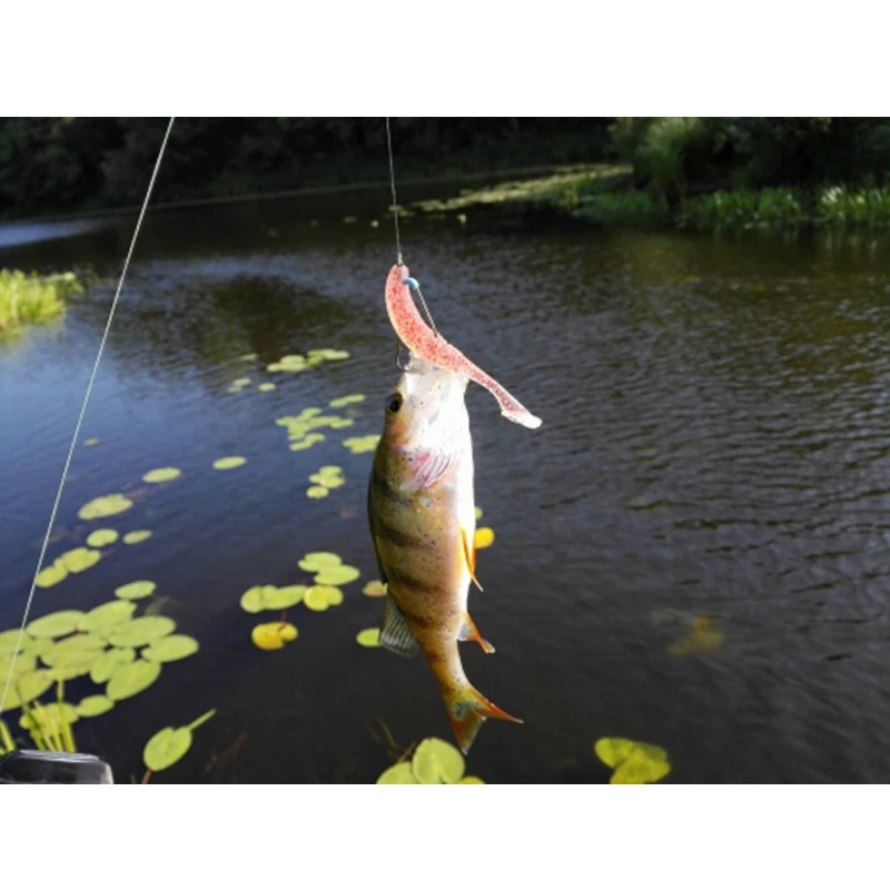 Johcoo 100 шт. мягкие приманки искусственная приманка PESCA 5 см/1 г UL рыболовные