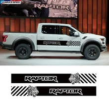 

Car Styling Door Side Skirt Decor Stickers For Ford F-150 Ranger Raptor Tiger Graphic Stripes Auto Body Customized Decal