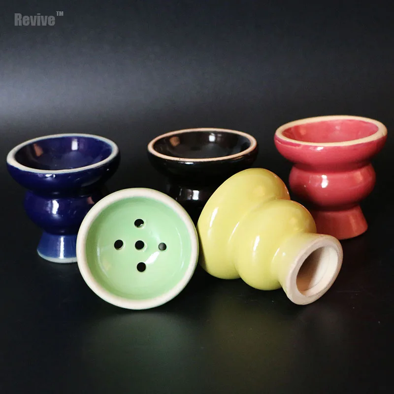 Revive ceramic narguile чаша кальяна аксессуары крышка кальяна чашка для воды уголь для кальяна держатель фарфор