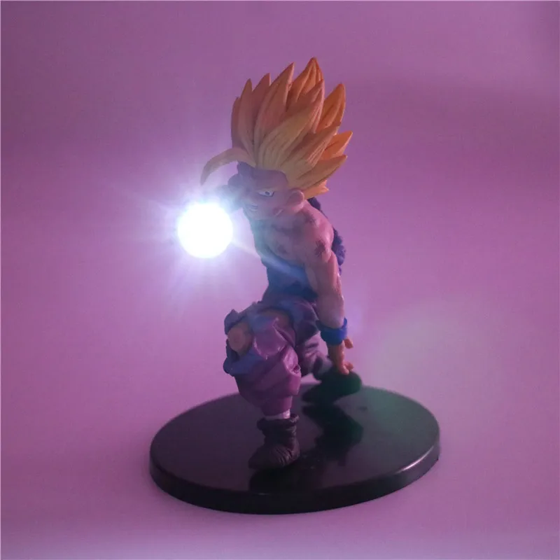 Dragon Ball Z Son Gohan аниме светодиодный светильник Супер Saiyan ПВХ фигурка игрушка ночные