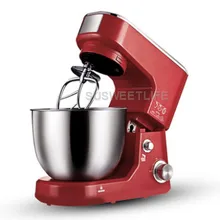 1000 Вт электрическая Подставка Для Приготовления Пищи Миксер для взбивания яиц Тесто блендер для выпечки взбивания крема наклонная головка кухонный шеф-повара машина 5л