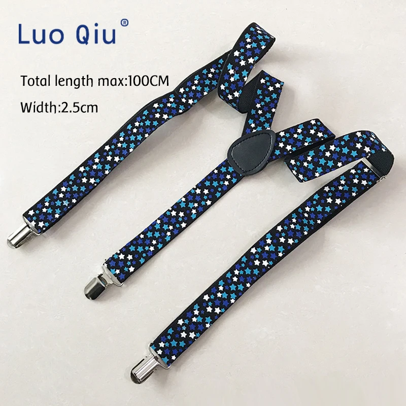 Latest Mens Suspender Y Style Sock Shirt Gaiter 3 Clip Braces Solid Accessories