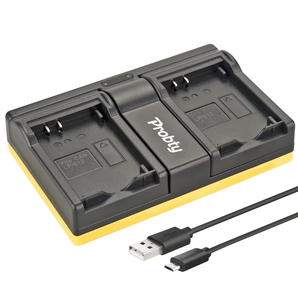 Зарядное устройство Probty LP E12 USB для Canon EOS M M2 100D EOSM EOSM2 Kiss X7|charger for|charger dualcharger charger |