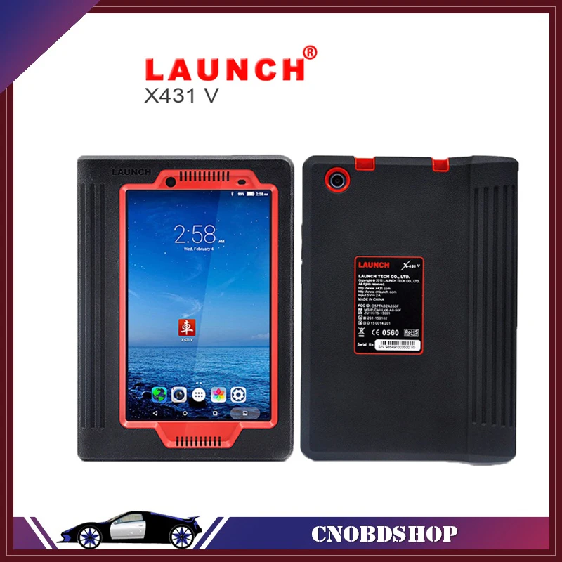 Бесплатная доставка 8-дюймовый сканер Launch X431 V с Wi-Fi/Bluetooth бесплатное обновление