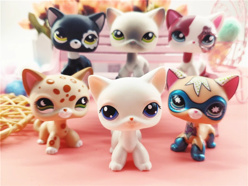 LPS Pet Shop игрушки куклы короткошерстая кошка Коллекция Фигурки Модель высокое качество игрушки подарки игрушки для косплея детский лучший подарок