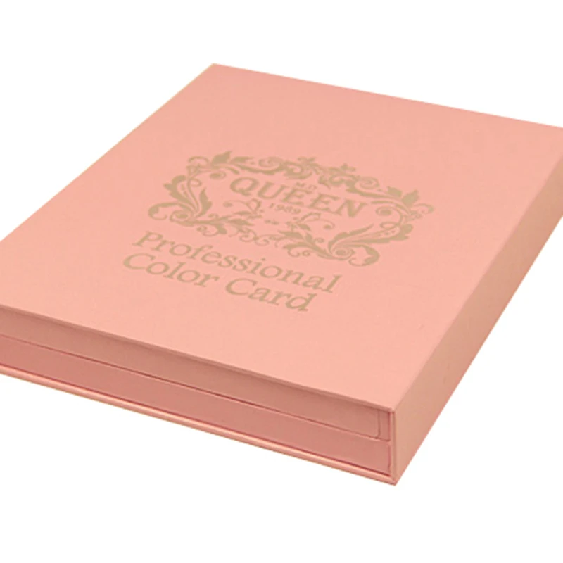 

120 Color Nail Display Book Nail Art Gel Polish Tips Form Stick Card Manicure Showing Chart Box Sponge Double-sided Adhesive