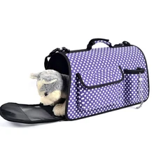 Высокое качество собака Перевозчик Tote точка Small Pet Carrier сумка для чихуахуа Йорки конструктор Щенок Открытый Перевозчик Дорожная сумка