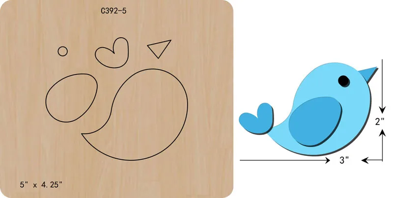 

New Wooden die Scrapbooking C-392-5 Cutting Dies