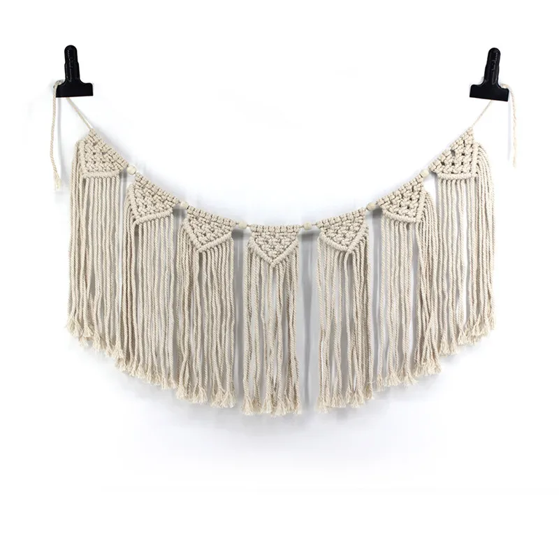 

Nordic Style Home Accessories Wall Hanging Woven Tapestry Room Decor DIY Hand-Woven Bohi Chic Wedding Decor Wall Tapestry Fabric