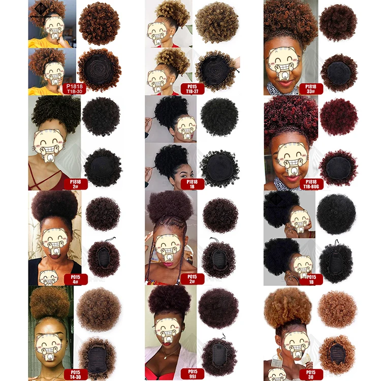 Spring sunshine Hair Bun Soft High Ponytail Puff Afro Curly Drawstring Short Afro Pony Tail Clip in on Synthetic Hair Piece Spring sunshine Hair Bun Soft High Ponytail Puff Afro Curly Drawstring Short Afro Pony Tail Clip in on Synthetic Hair Piece