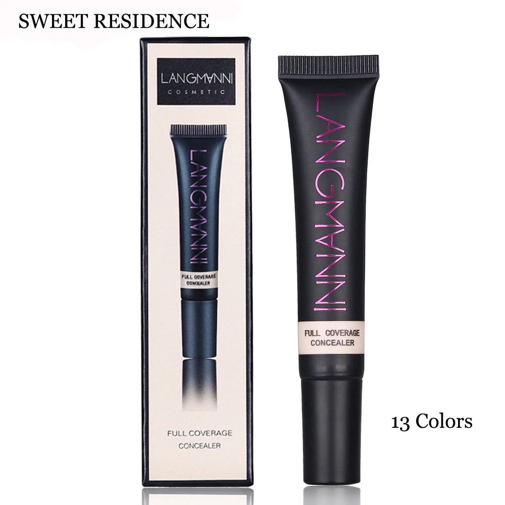 

SWEET RESIDENCE Full Cover Liquid Concealer Moisturizing Oil-control Waterproof Contour Makeup Face Primer Face Cream Concealer
