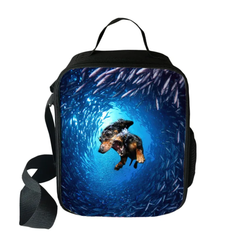 Животное акула Ланч сумка для мальчиков и девочек портативный тепловой еды сумки для школы дети закуски сумки для обеда пикника путешествия сумки на плечо подарок