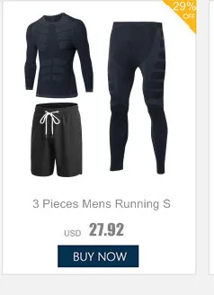 Комплект для бега футболка леггинсы для фитнеса и бега тренажерный зал плюс Размеры спортивные лосины одежда для фитнеса черный Для мужчин утягивающий костюм