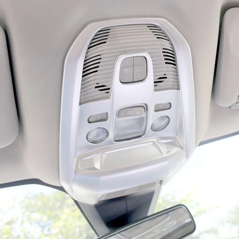 

For Peugeot 3008 GT 5008 2017 2018 ABS Matte/Carbon fibre Car front reading Lampshade panel Cover trim car styling 1pcs