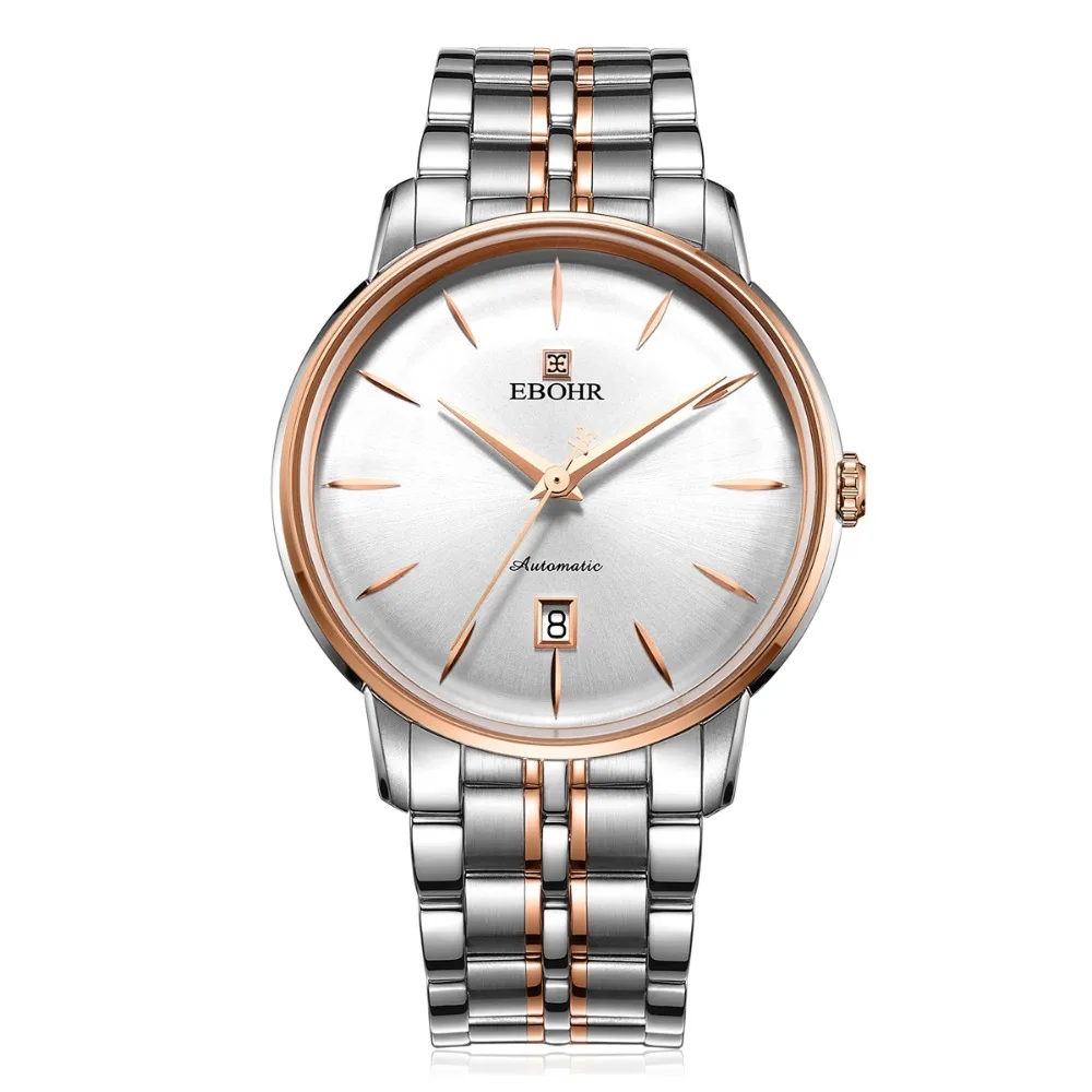

EBOHR brand luxury machinery successful men's Mechanical watch waterproof business casual fashion watch 2019 new Ebohr18020112