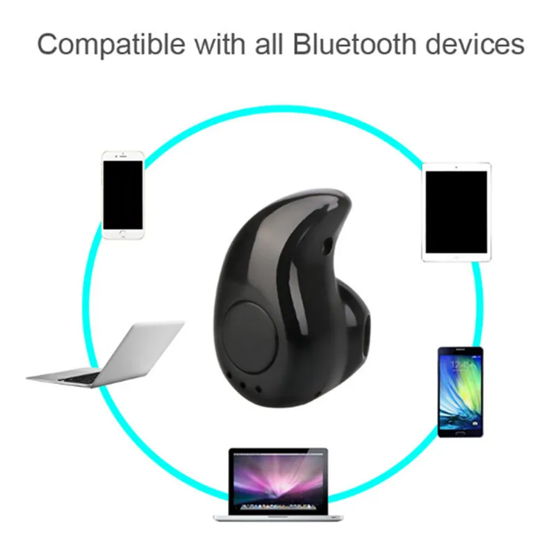 Wireless Bluetooth S530 Portable Mini In-Ear Earphones Stereo Bass Sports Headset Earphones For Iphone Samsung PK i7s i8 i9s