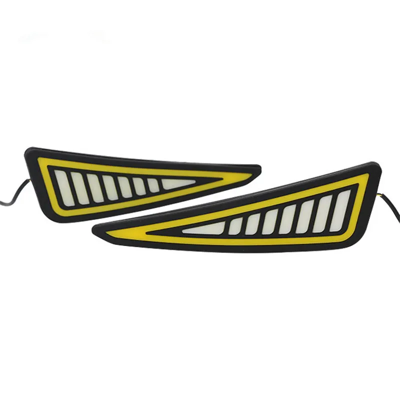 

Flexible DRL Universal Daytime Running Light auto Driving lamp turn signal drl cob waterproof 12v Car Styling LED COB Lmap