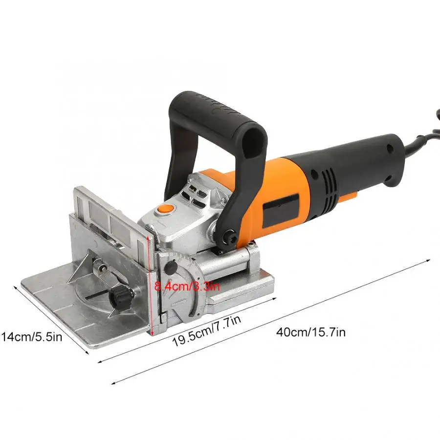 horizontal boring machine wood 220V 760W Electric Wood Biscuit Joiner Woodworking Tenoning Machine Groover Power Tool EU Plug wood router table