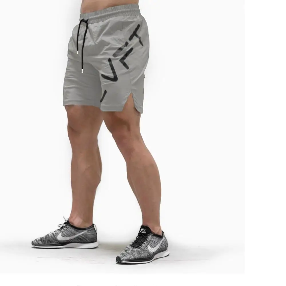 

2019 new Summer high quality men's short pants gyms slim fit Bodybuilding fashion shorts men Fitness Joggers sweatpants