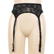 Сексуальные женские подвязки с полной застежкой, регулируемый пояс на талии, тонкий кружевной Цветочный Соблазнительный топ, прозрачные подвязки для бедер, подарок