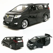 Высокая симитация 1:32 Toyota Alphard MPV модель из сплава Модель автомобиля 4 открыть дверь со звуком светильник детские игрушки