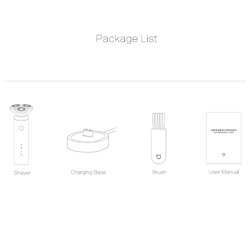 Barbeador elétrico 3 cabeça flex confortável limpo