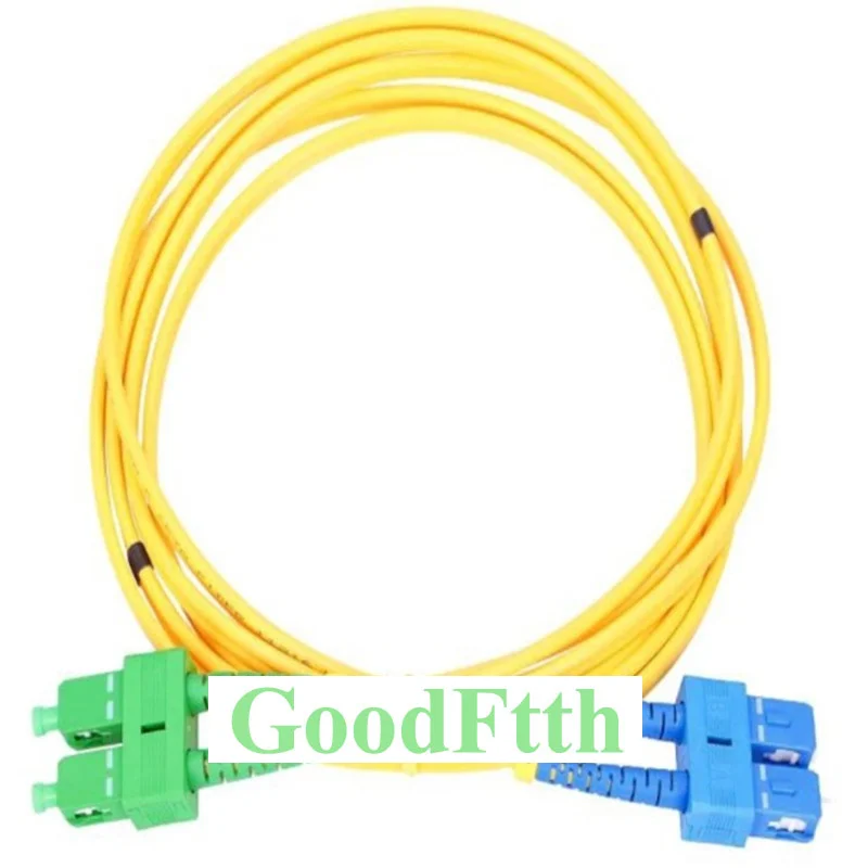 Волоконный патч корд SC/APC SC/UPC SM Duplex GoodFtth 1 15m|Оптоволоконное оборудование| |